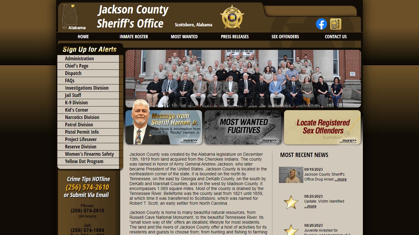 Jackson County Sheriff's Office - Scottsboro, Alabama