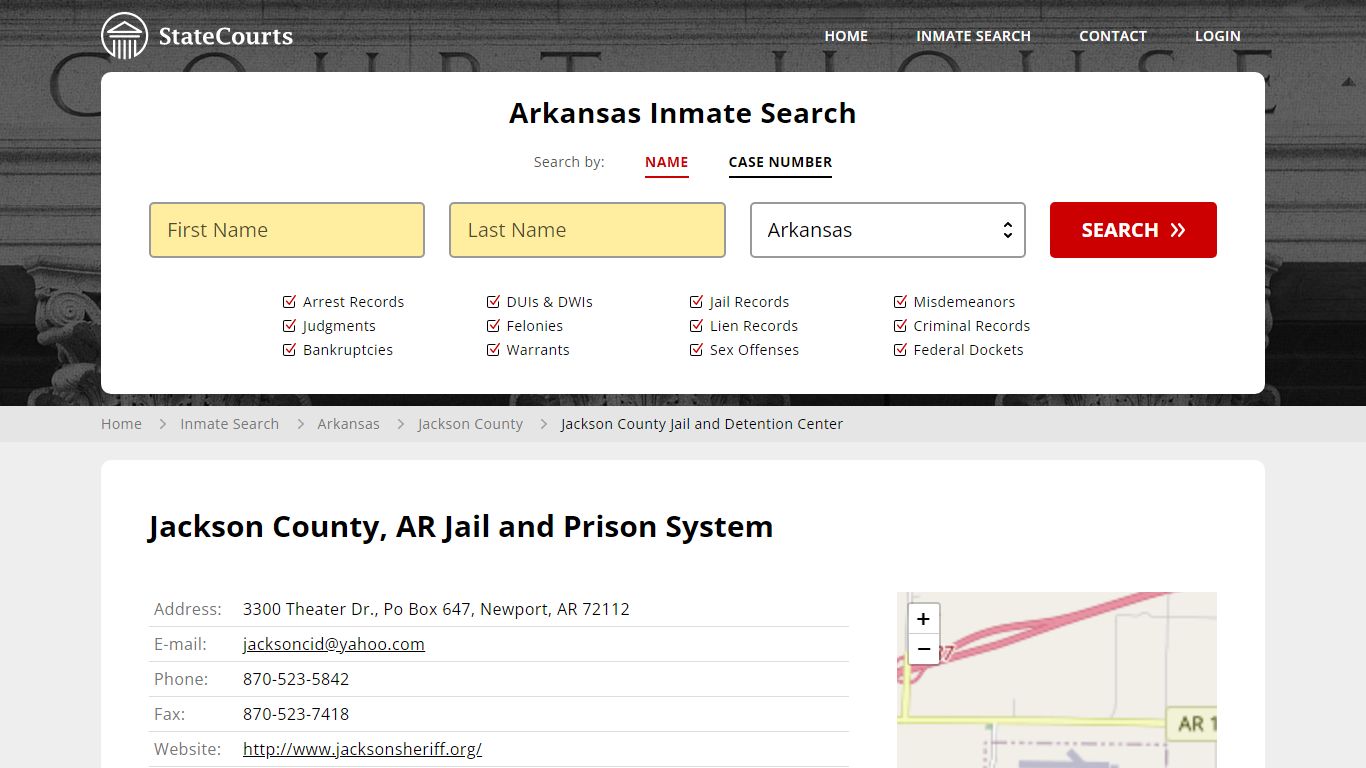 Jackson County Jail and Detention Center Inmate Records Search ...