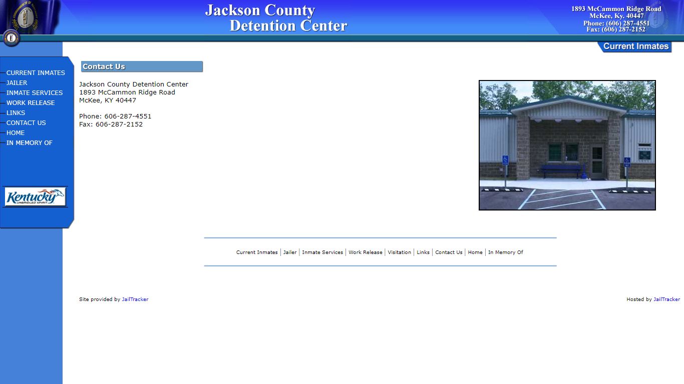 Welcome to the Jackson County Detention Center