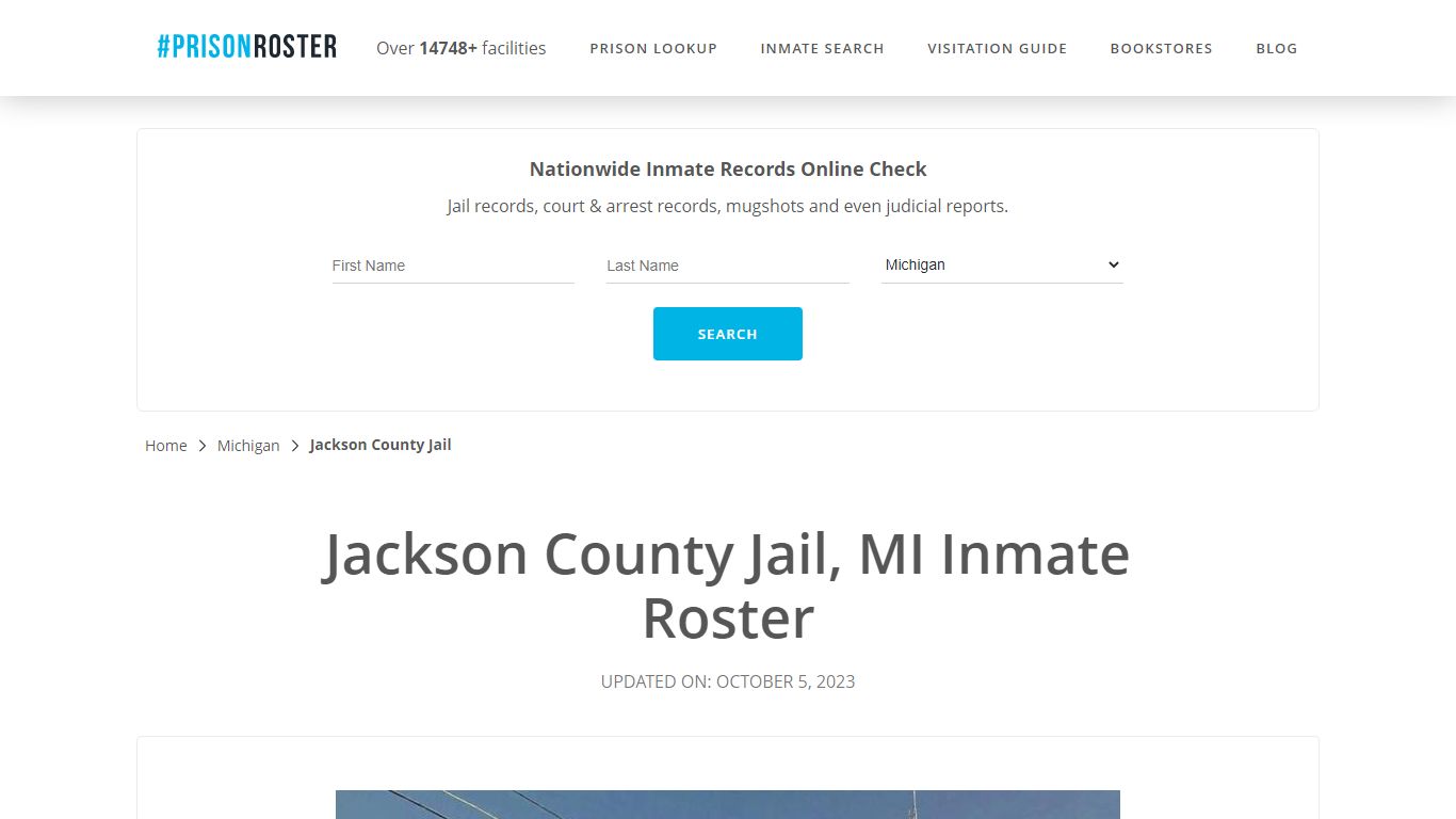 Jackson County Jail, MI Inmate Roster - Prisonroster
