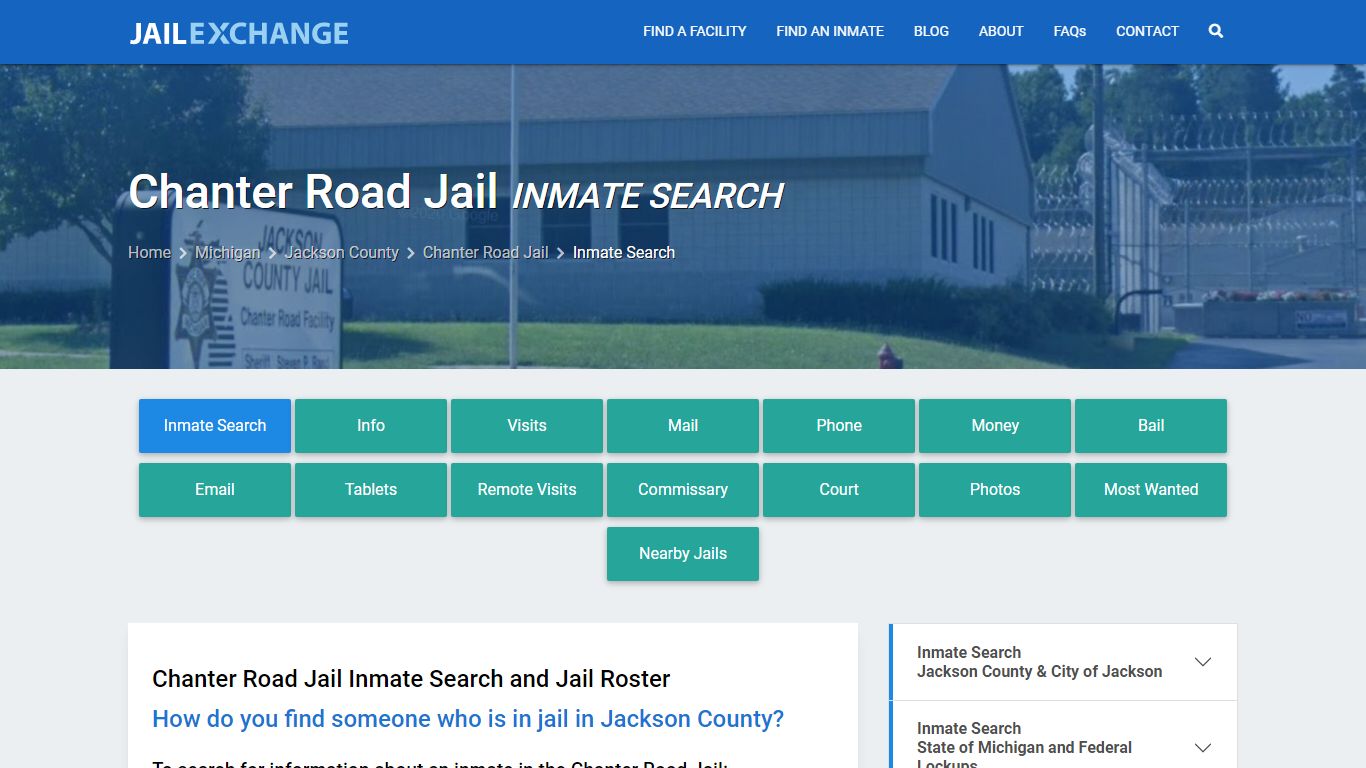 Inmate Search: Roster & Mugshots - Chanter Road Jail, MI