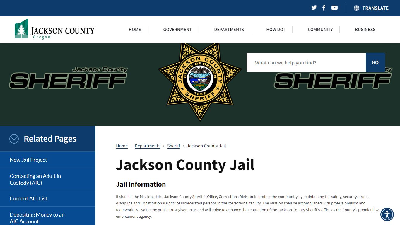 Jackson County, Oregon - Official Government Website