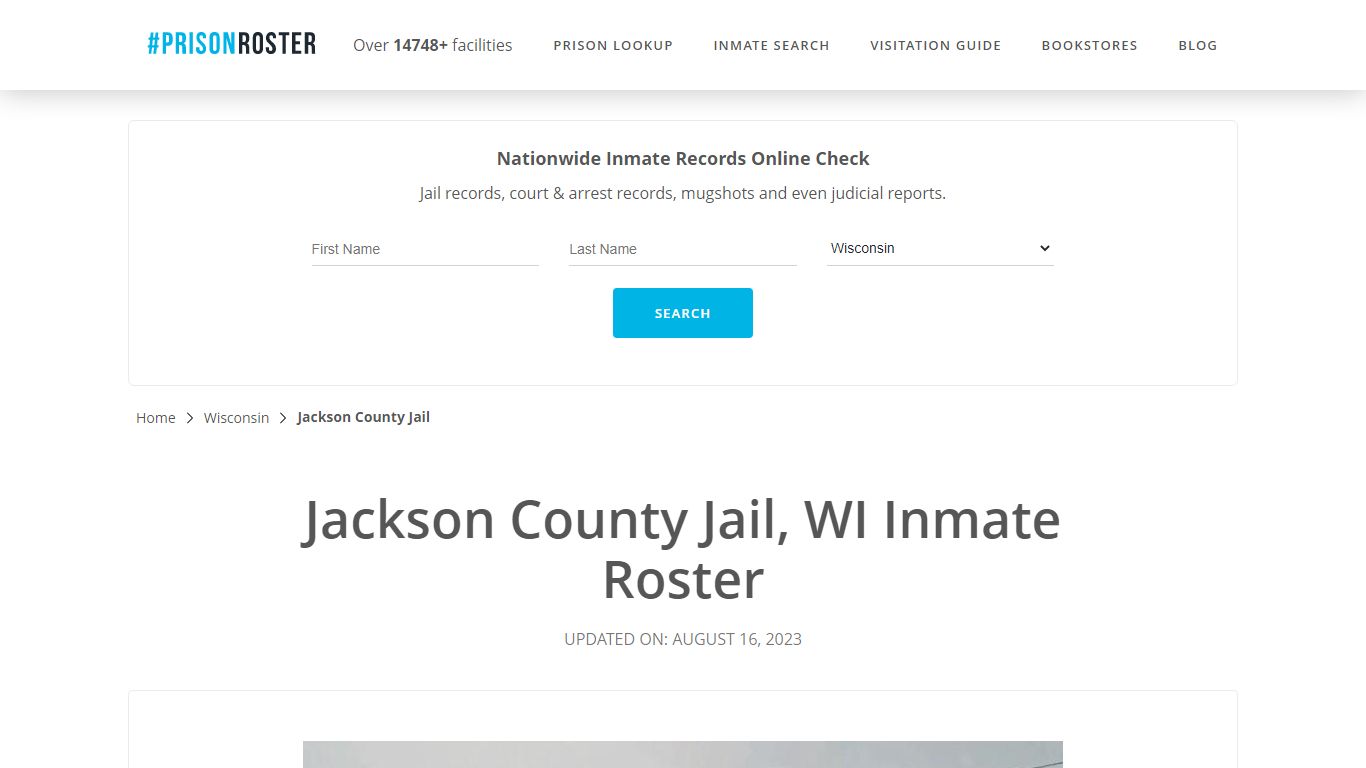 Jackson County Jail, WI Inmate Roster - Prisonroster
