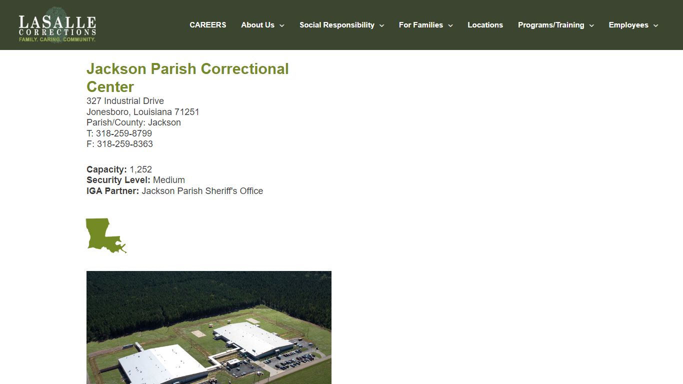 Jackson Parish Correctional Center - LaSalle Corrections