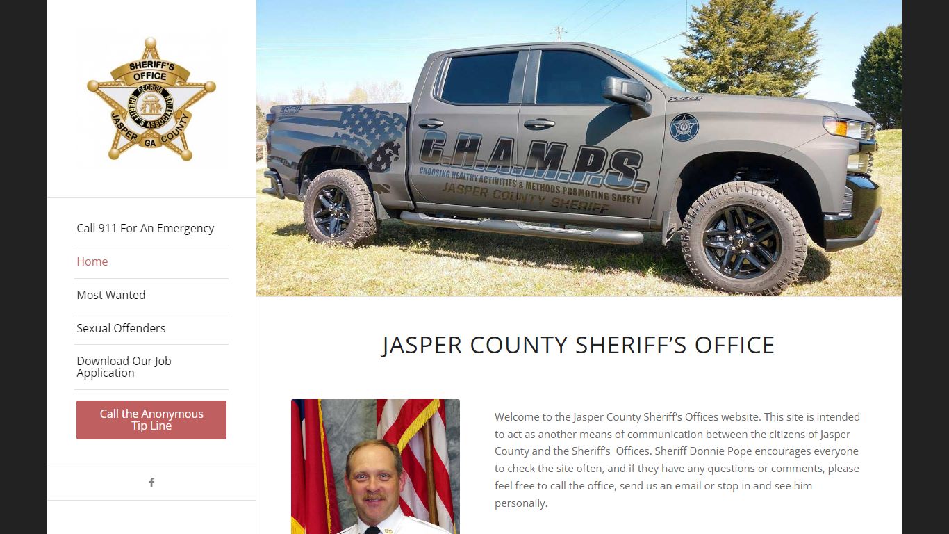 Jasper County Sheriff’s Office – Jasper County Georgia Sheriff