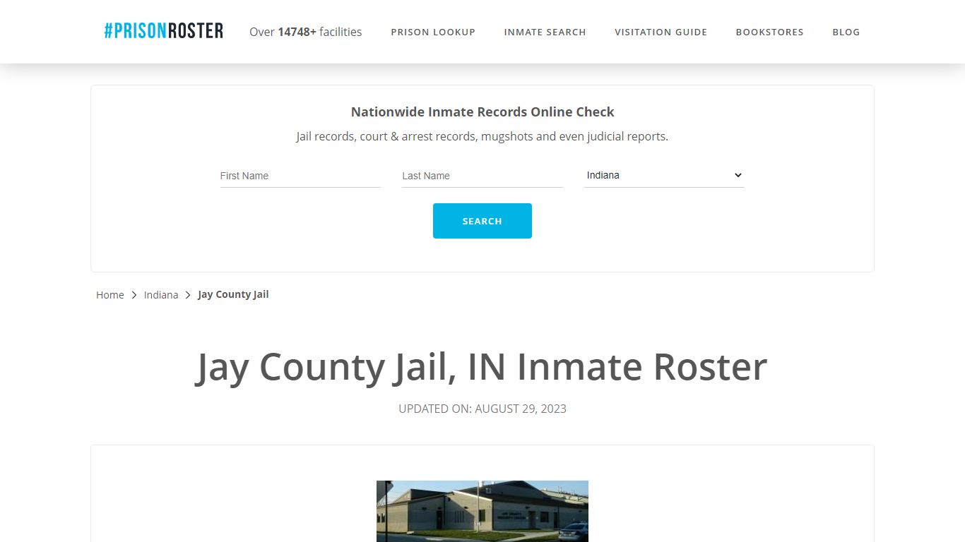 Jay County Jail, IN Inmate Roster - Prisonroster