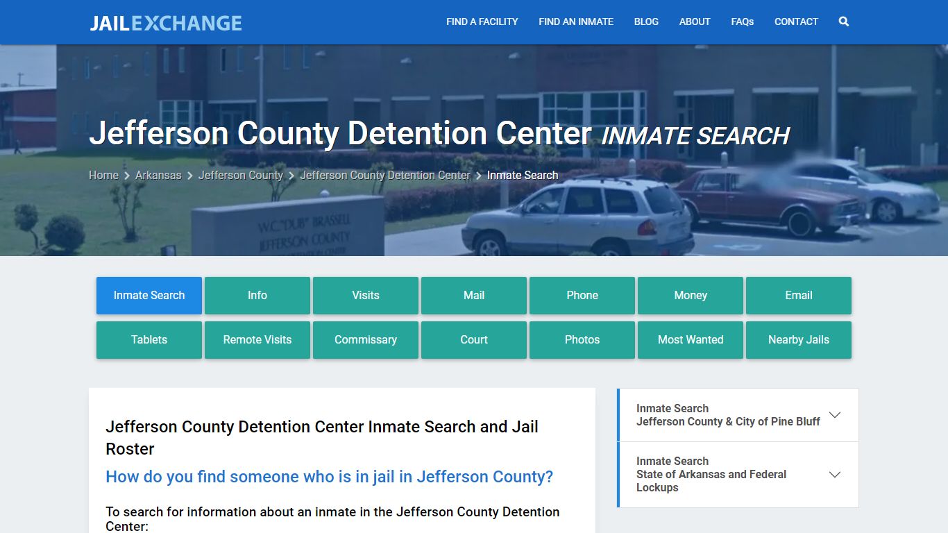 Jefferson County Detention Center Inmate Search - Jail Exchange
