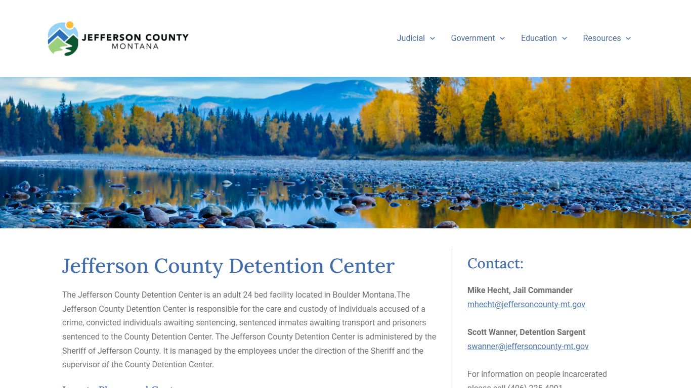 Detention Center - Jefferson County Montana