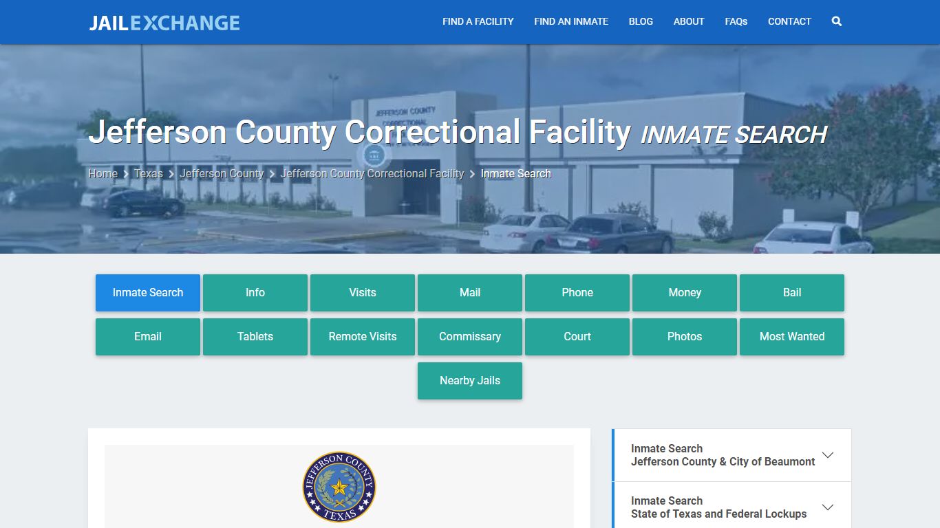 Jefferson County Correctional Facility Inmate Search
