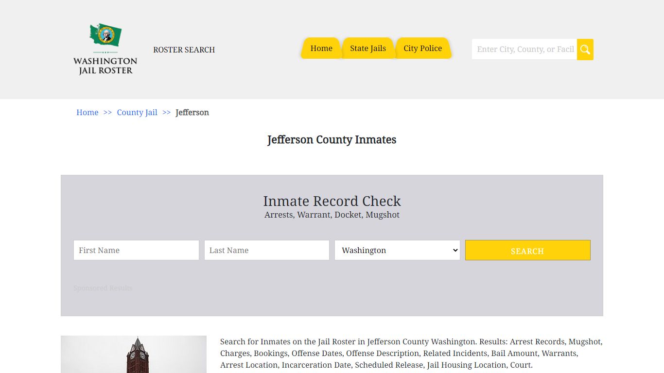 Jefferson County Inmates | Jail Roster Search