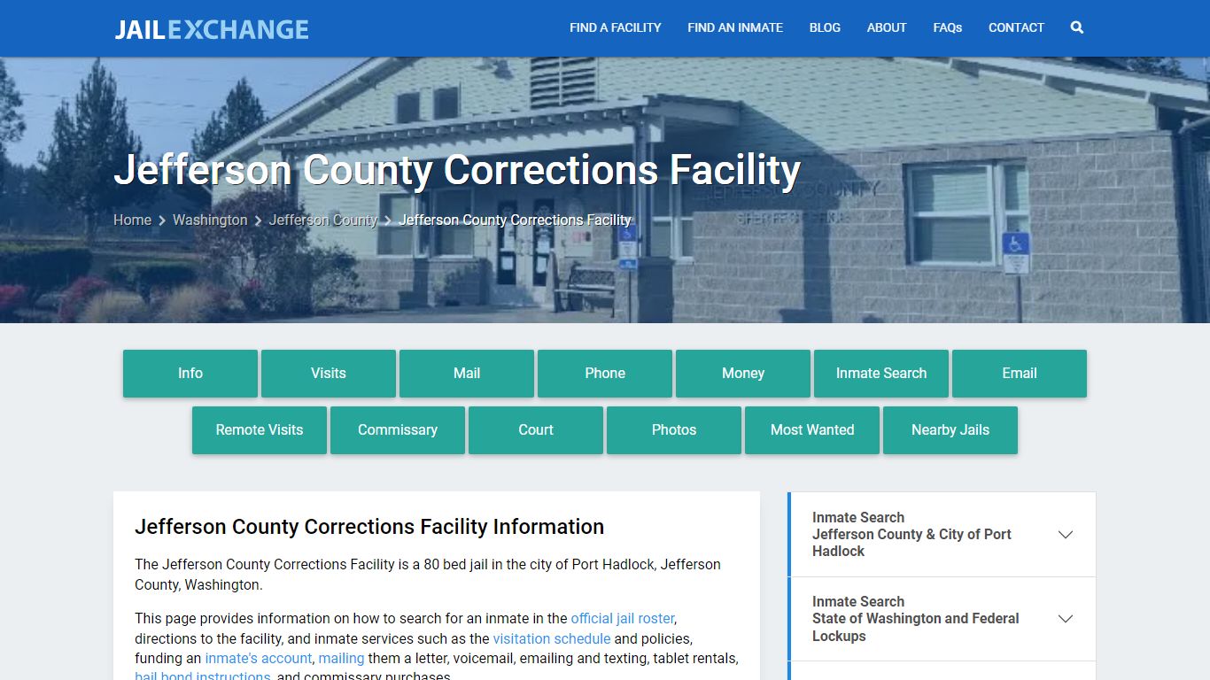 Jefferson County Corrections Facility - Jail Exchange