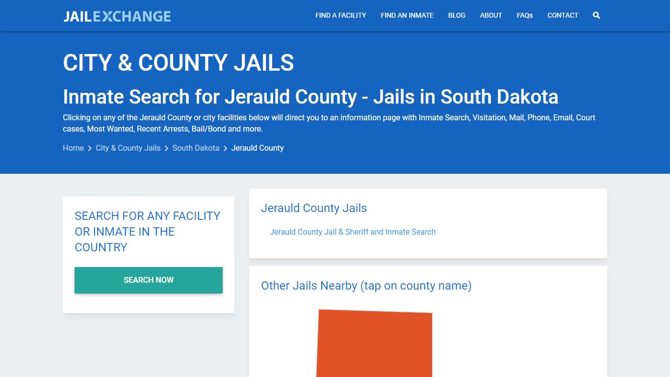 Inmate Search for Jerauld County | Jails in South Dakota - Jail Exchange