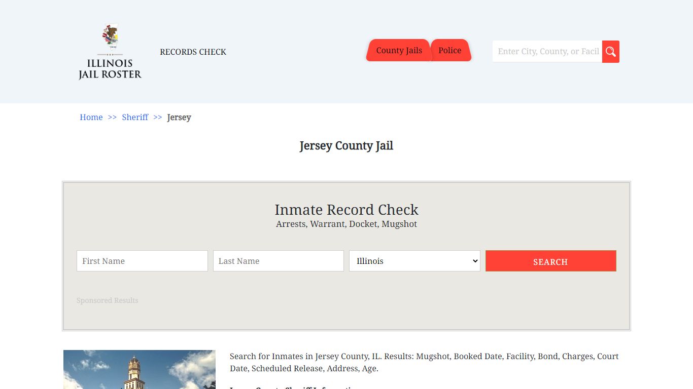 Jersey County Jail | Jail Roster Search