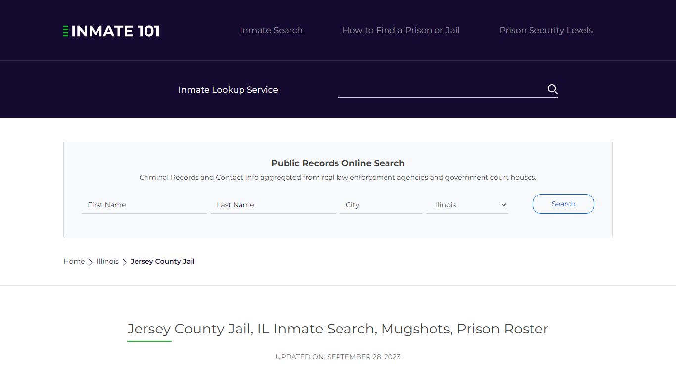 Jersey County Jail, IL Inmate Search, Mugshots, Prison Roster
