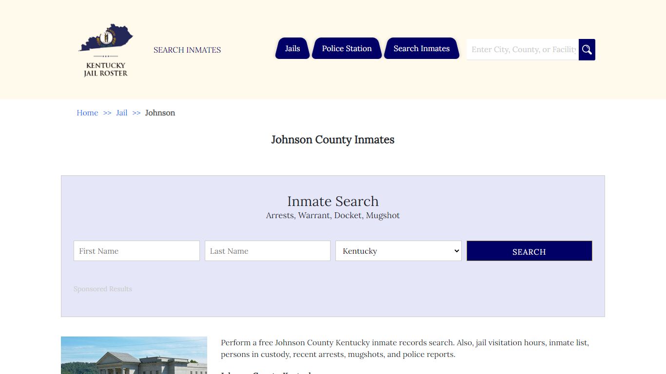 Johnson County Inmates | Jail Roster Search