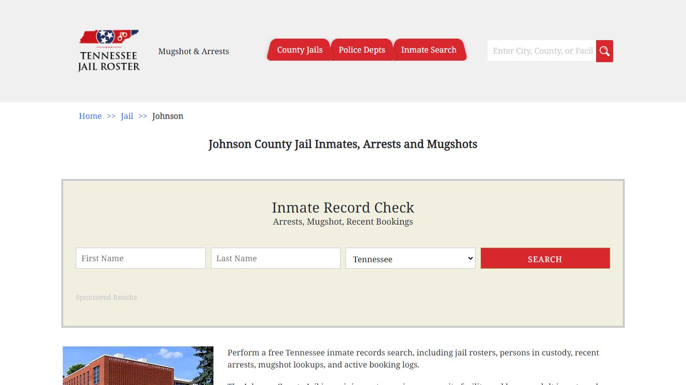 Johnson County Jail Inmates, Arrests and Mugshots