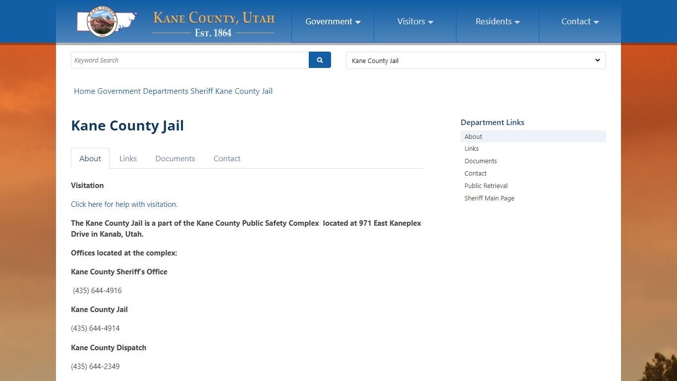 Kane County Jail - Kane County Utah