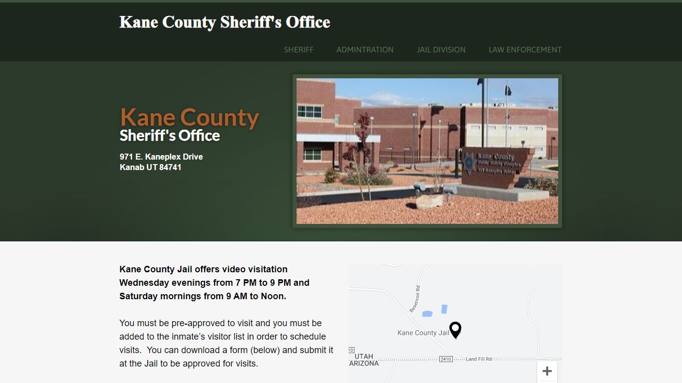 Inmate Information - Kane County Sheriff's Office