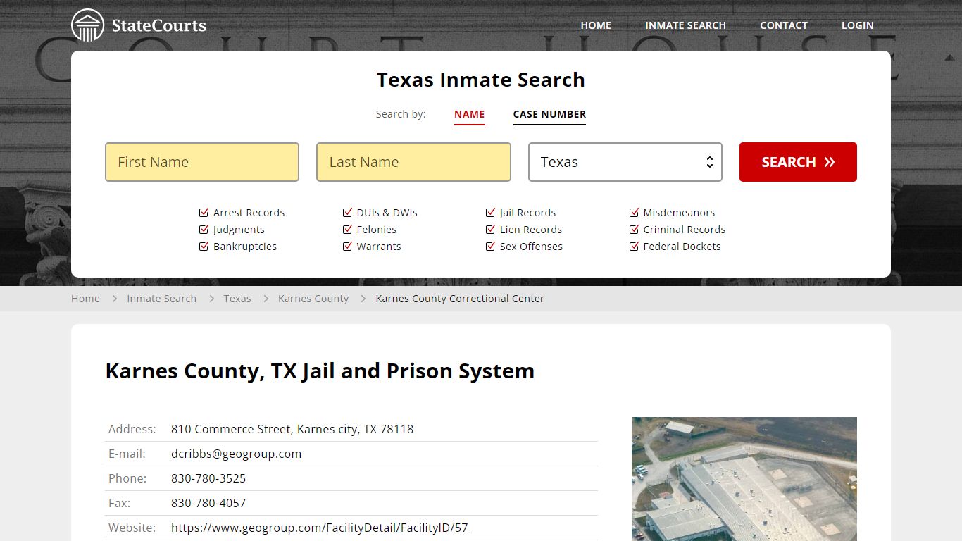 Karnes County Correctional Center Inmate Records Search, Texas ...