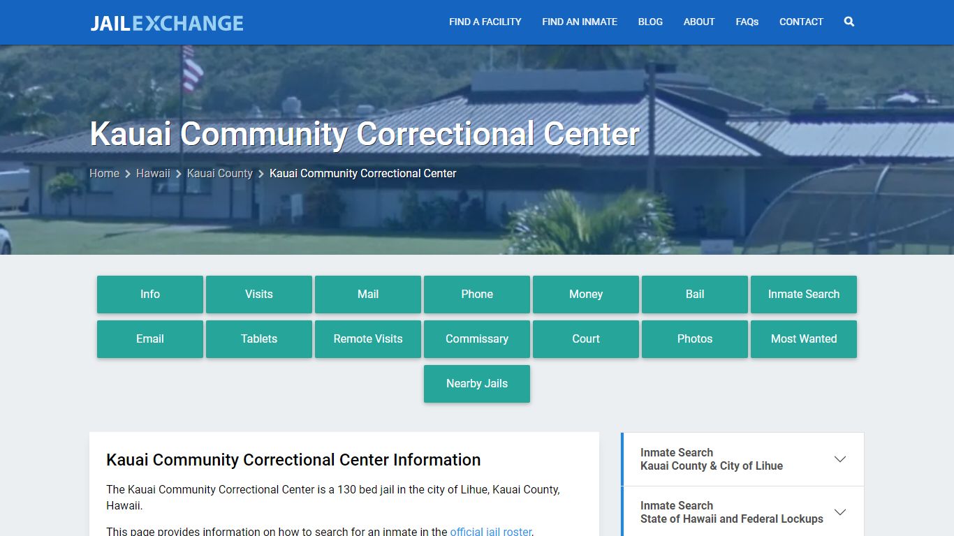 Kauai Community Correctional Center - Jail Exchange