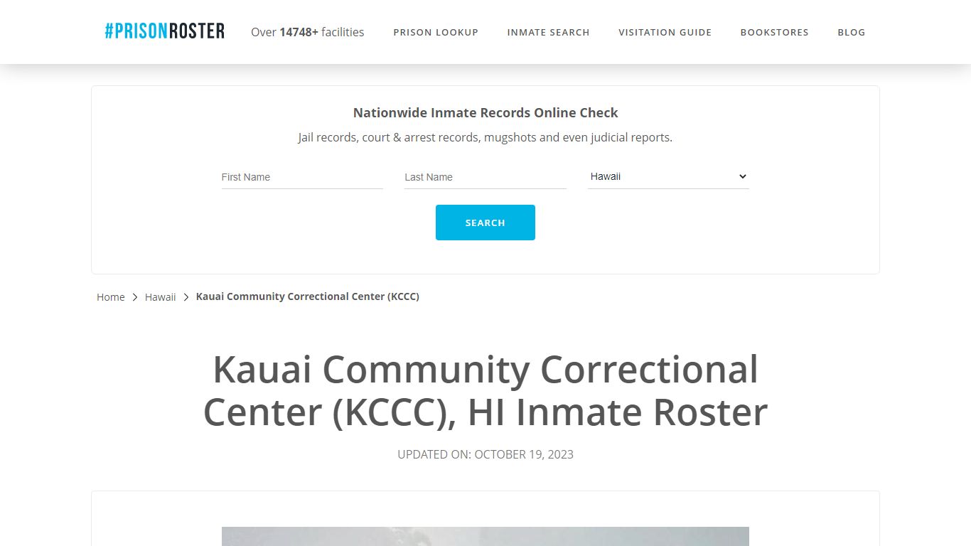 Kauai Community Correctional Center (KCCC), HI Inmate Roster - Prisonroster
