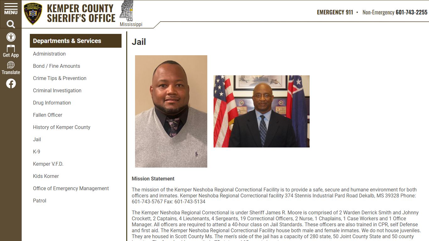 Jail | Kemper County Sheriff MS
