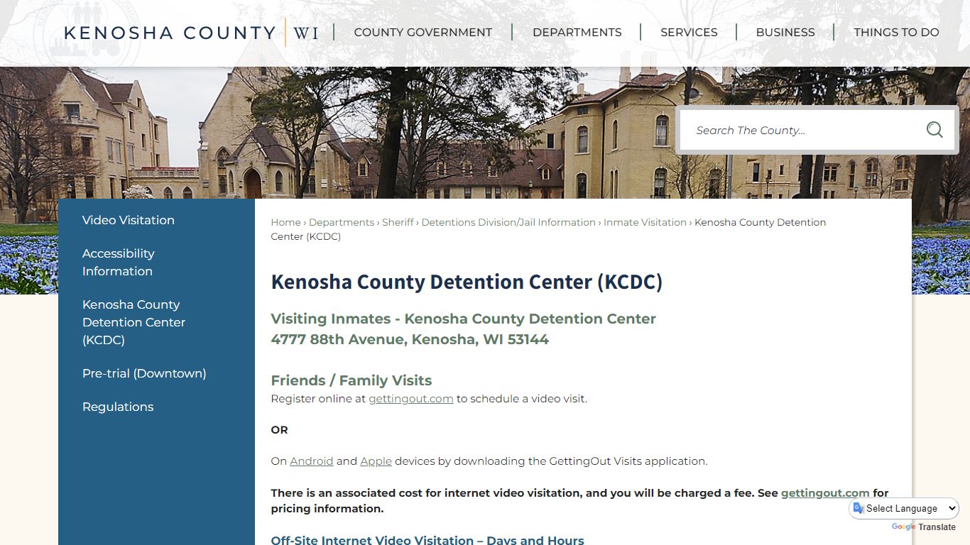 Kenosha County Detention Center (KCDC) | Kenosha County, WI - Official ...