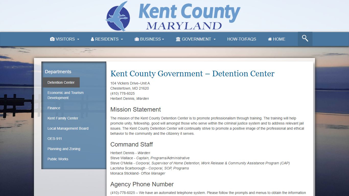 Kent County Detention Center - Kent County, Maryland