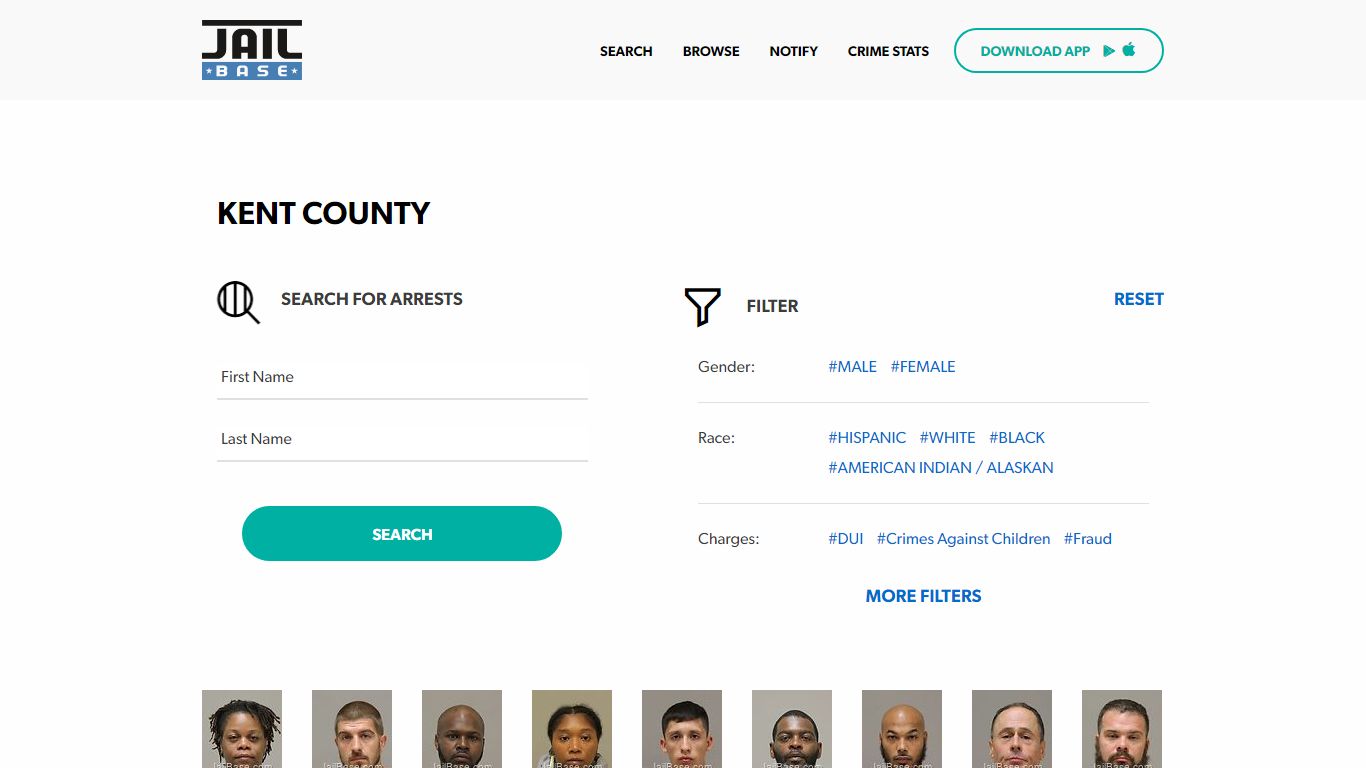 Kent County Jail Inmate Search and Mugshots | JailBase