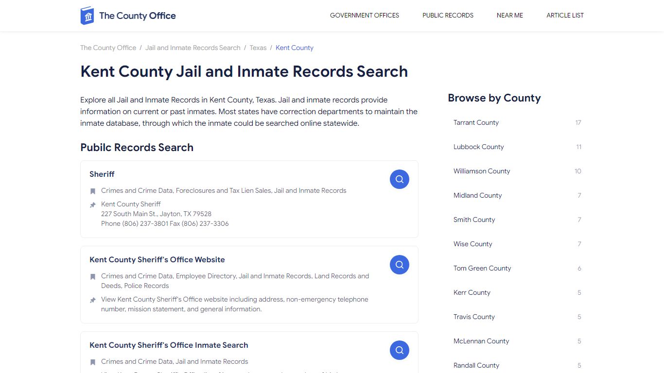 Kent County Jail and Inmate Records Search - The County Office