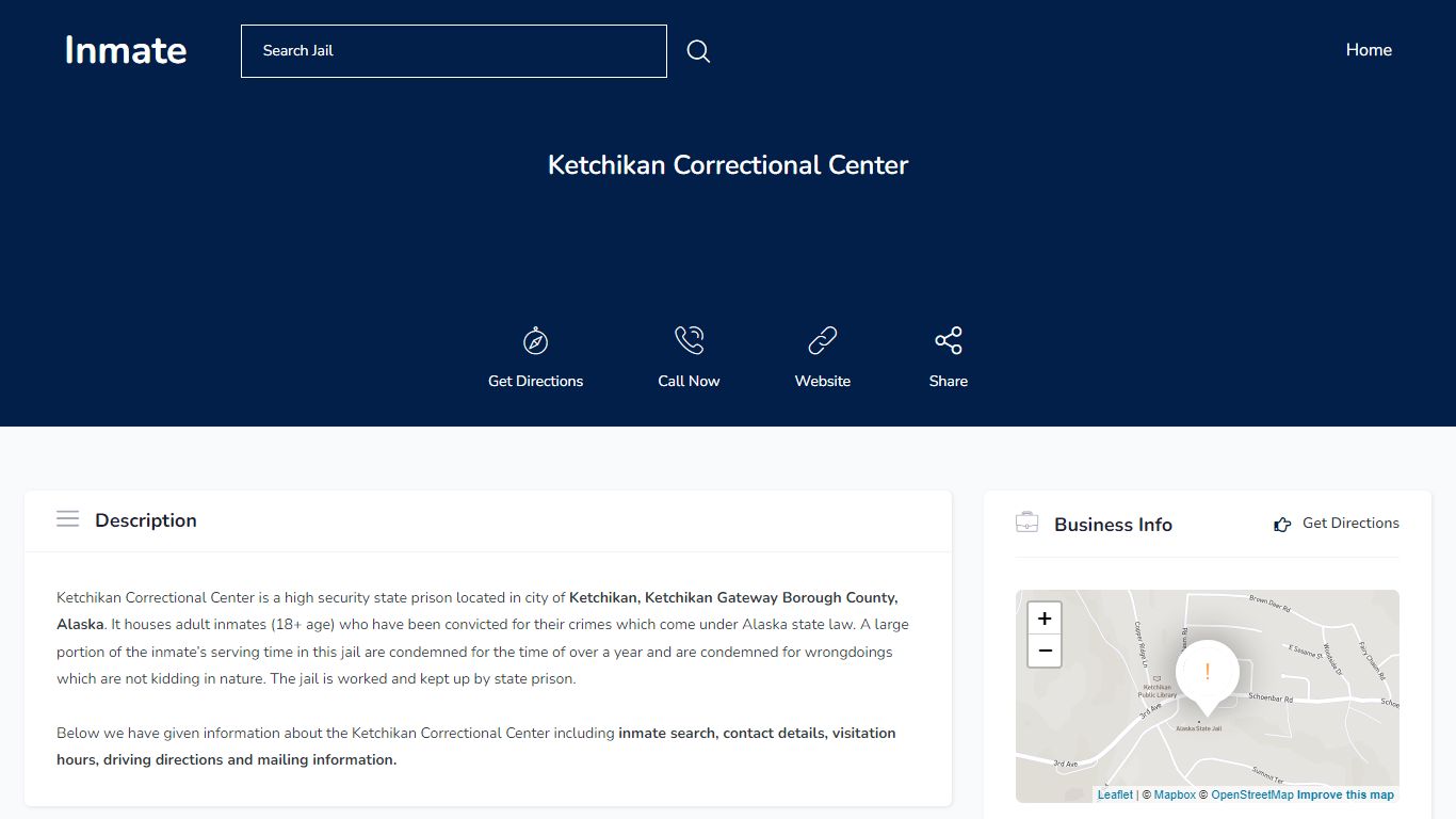 Ketchikan Correctional Center - Inmate
