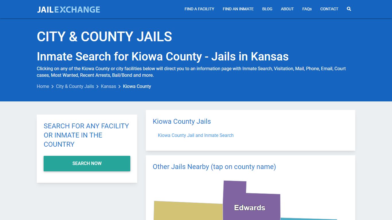 Inmate Search for Kiowa County | Jails in Kansas - Jail Exchange