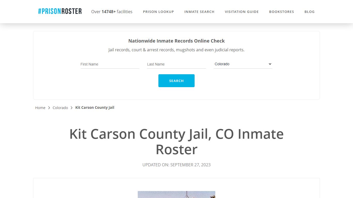 Kit Carson County Jail, CO Inmate Roster - Prisonroster