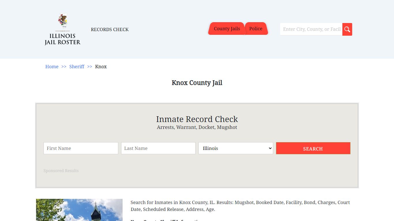 Knox County Jail | Jail Roster Search