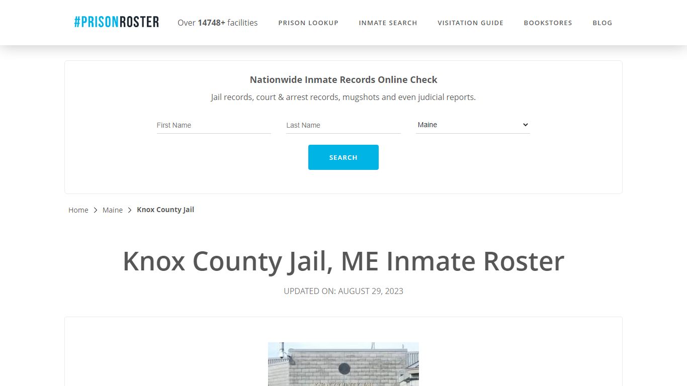 Knox County Jail, ME Inmate Roster - Prisonroster