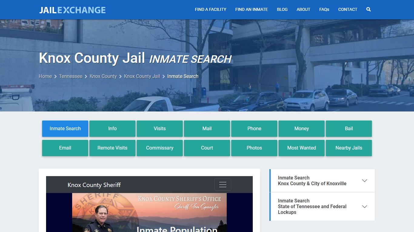 Inmate Search: Roster & Mugshots - Knox County Jail, TN