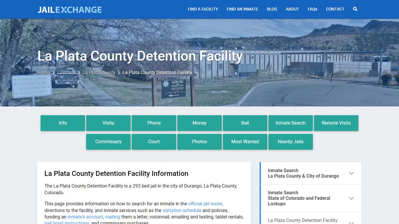 La Plata County Detention Facility - Jail Exchange