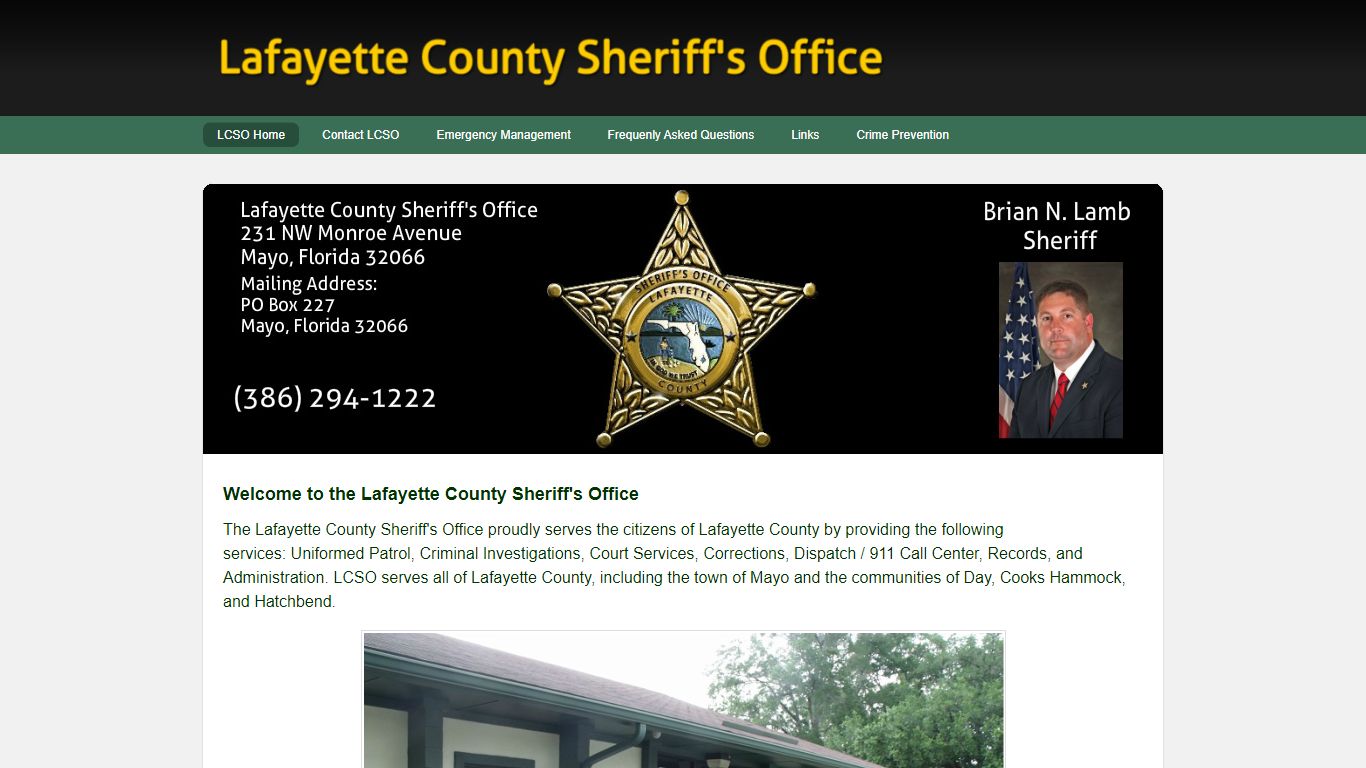 Lafayette County Sheriff's Office - Home