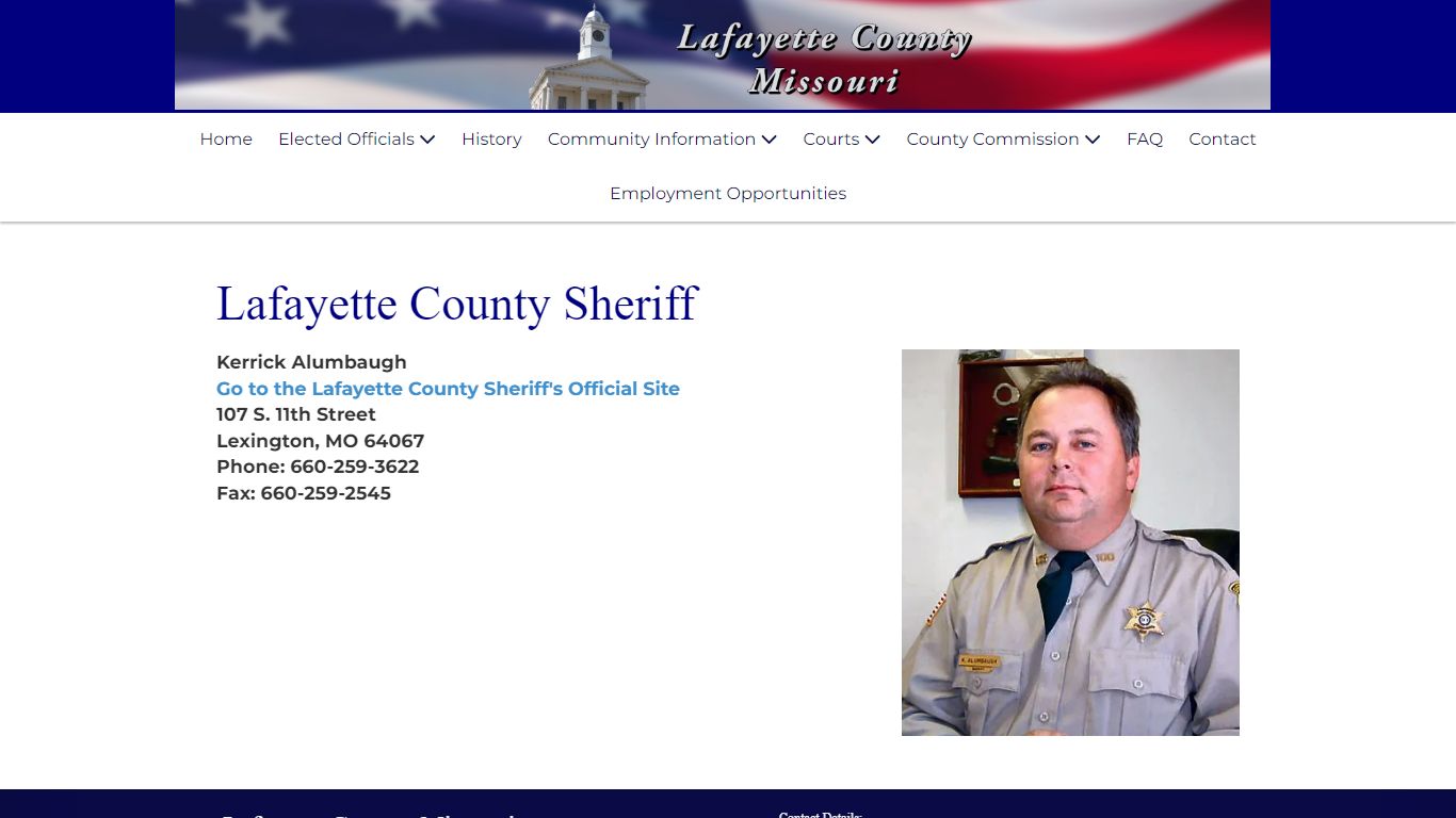 Sheriff | Lafayette County Missouri