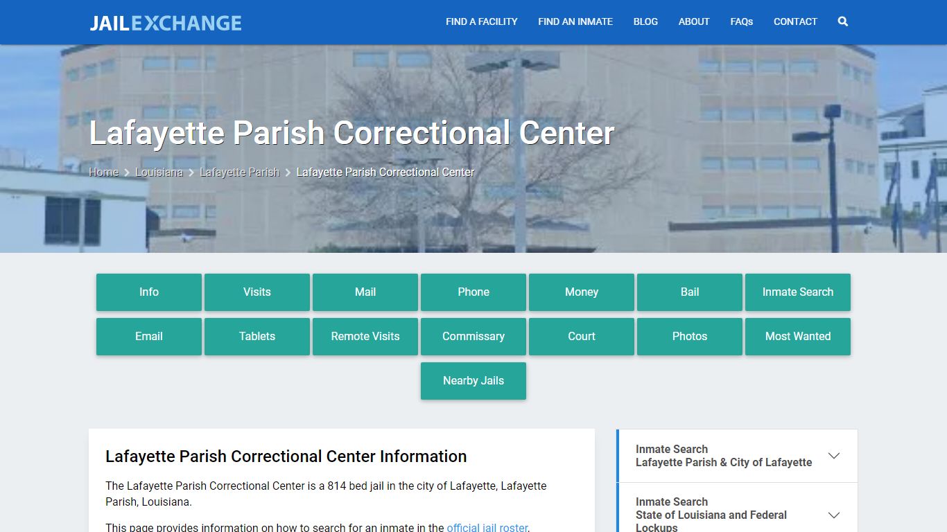 Lafayette Parish Correctional Center - Jail Exchange