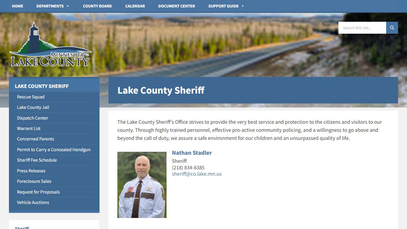 Lake County Sheriff – Lake County, MN