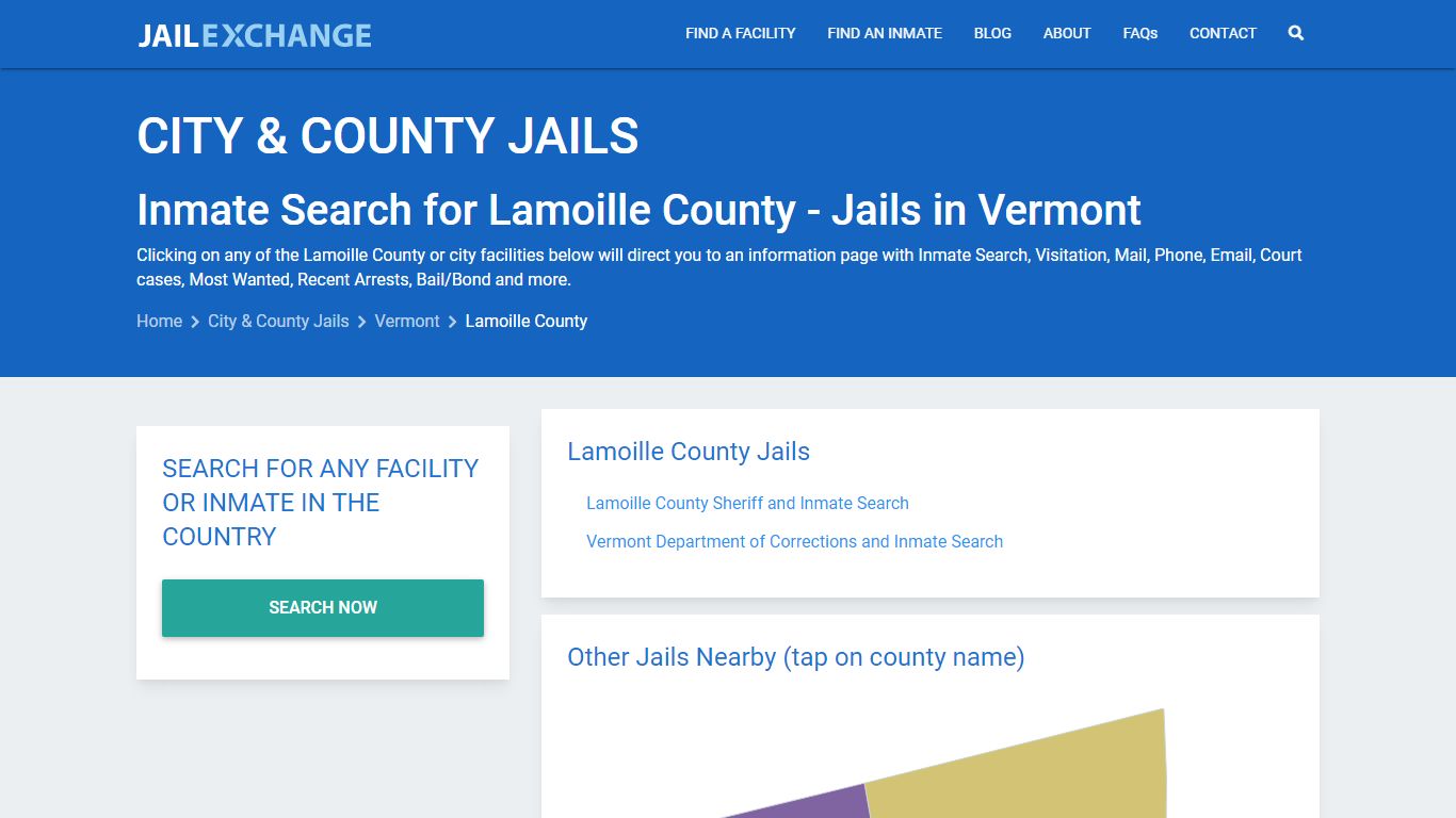 Inmate Search for Lamoille County | Jails in Vermont - Jail Exchange