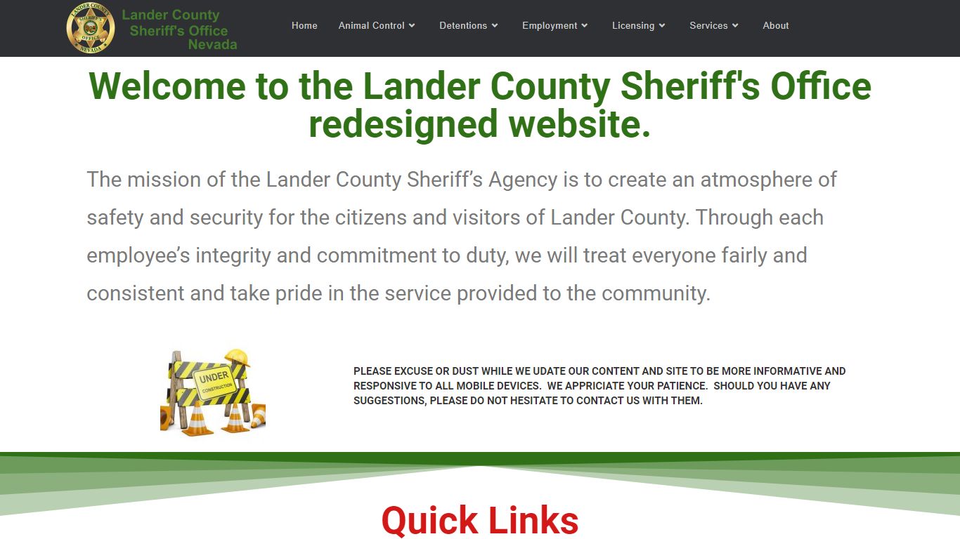 Lander County Sheriff's Office, Nevada – Lander County Sheriff's Office ...