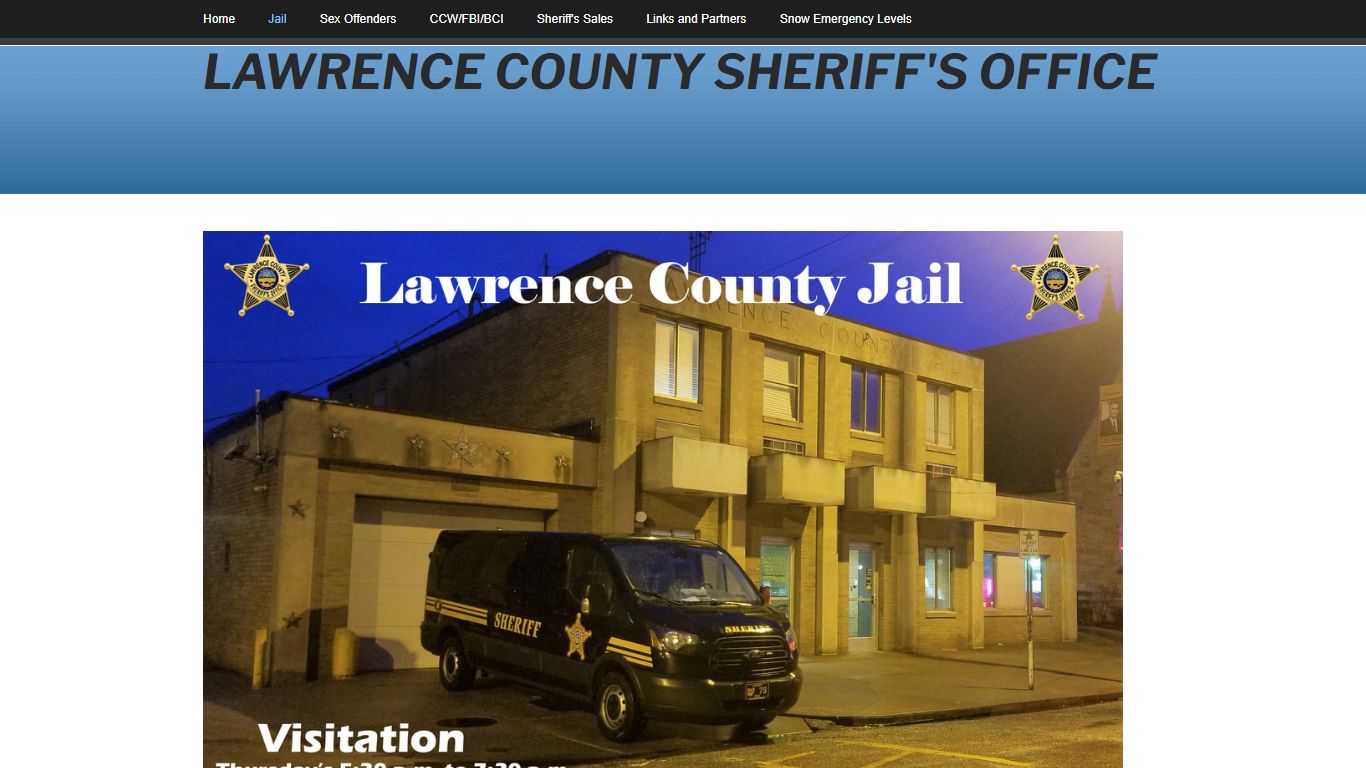 Jail - LAWRENCE COUNTY SHERIFF'S OFFICE