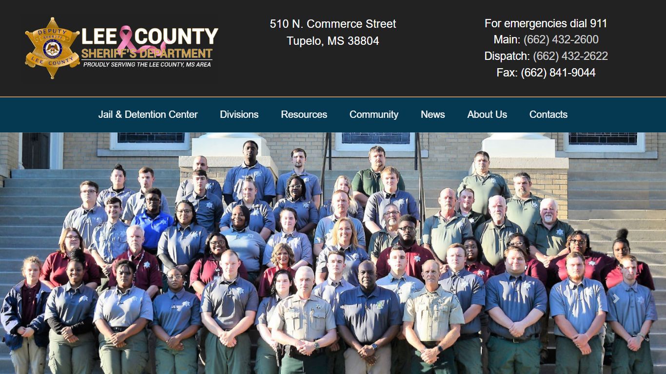 Lee County Sheriff's Department Tupelo, MS
