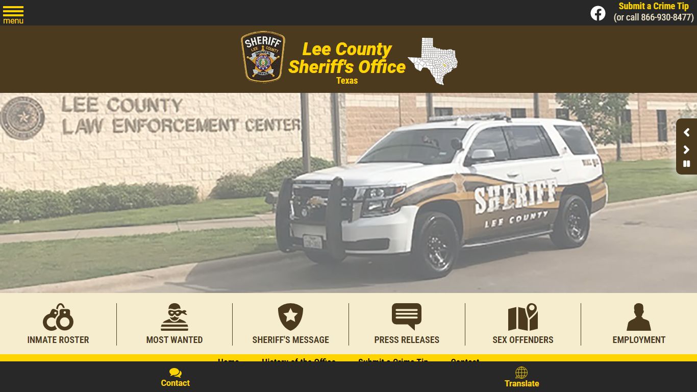 Lee County Sheriff TX