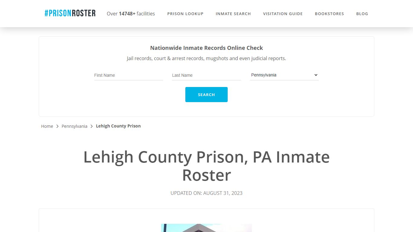 Lehigh County Prison, PA Inmate Roster - Prisonroster