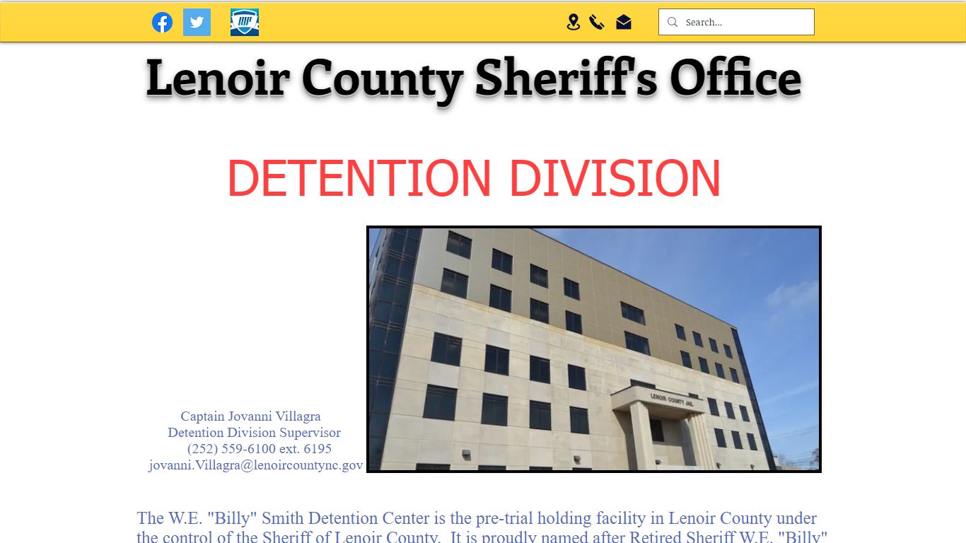 Detention Division | lcso