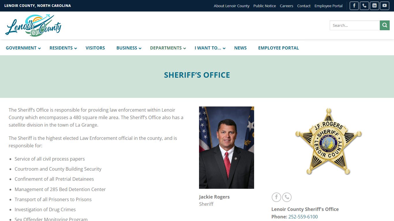 Sheriff’s Office – Lenoir County, North Carolina | Official Website