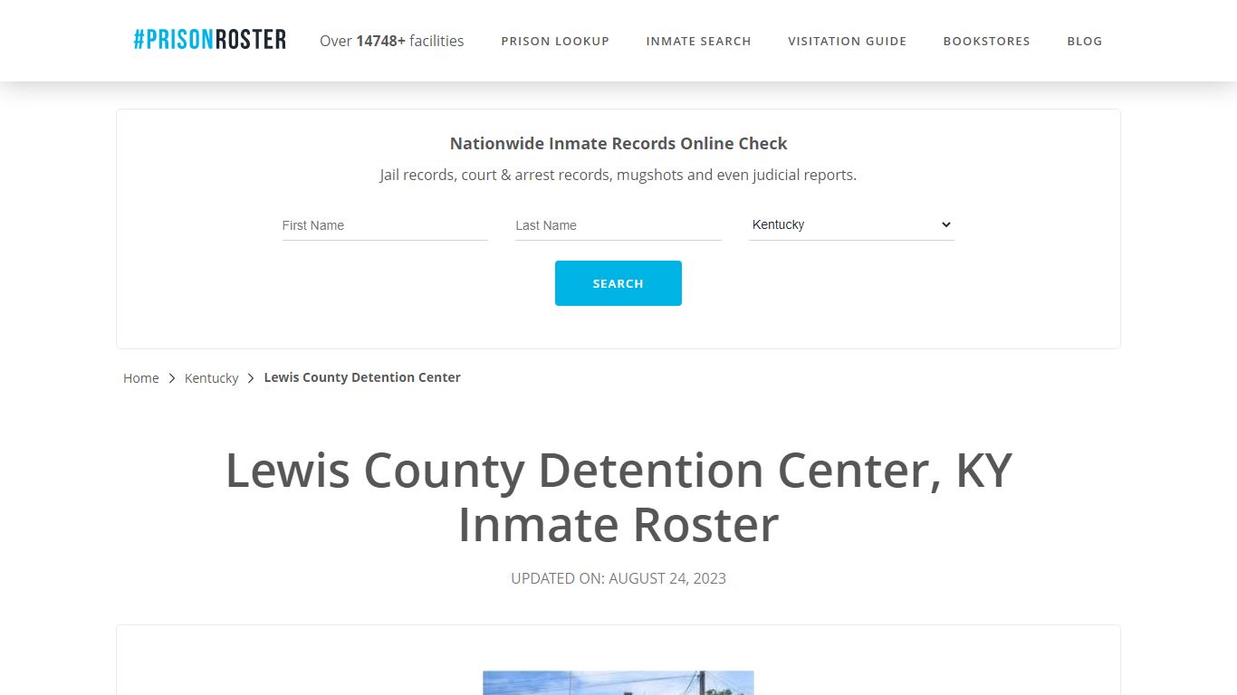 Lewis County Detention Center, KY Inmate Roster - Prisonroster